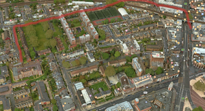 Directions from Tube, North, East